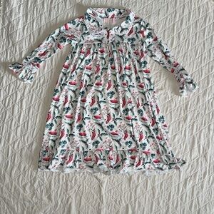 KRYSSI KOUTURE Christmas Long Sleeve Nightgown Girls Size 7-8T